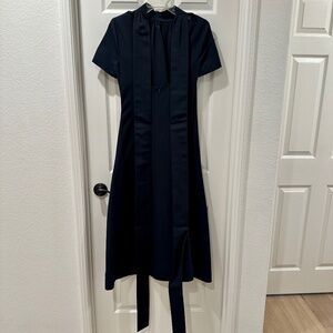 Staud Ilana Dress - Size S - Navy Blue